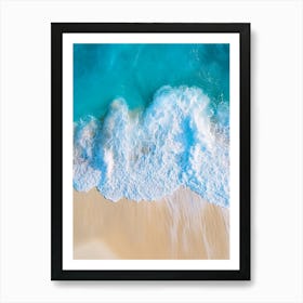 Aerial View Of A Beach 75 Art Print