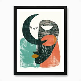 Face Of The Moon Art Print