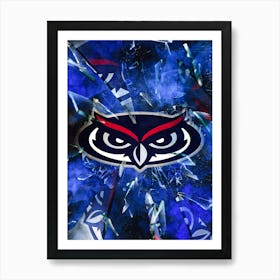 Florida Atlantic Owls 1 Art Print