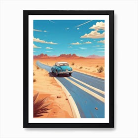 Car On The Road Art Print