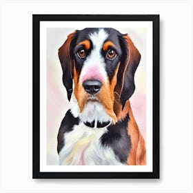 Petit Basset Griffon Vendeen 3 Watercolour Dog Art Print