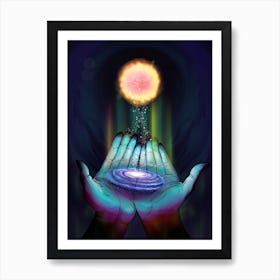 The Galaxy In The Palm Of Your Hands Art Print