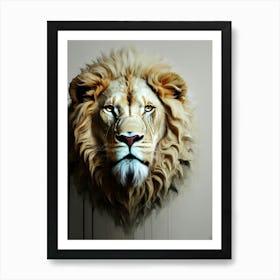 Lion Head 53 Art Print