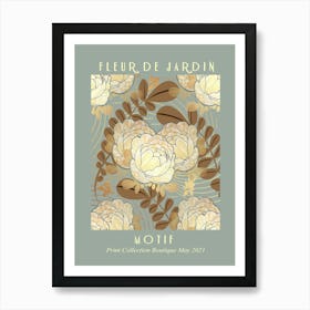 Fleur De Jardin Floral Art Print