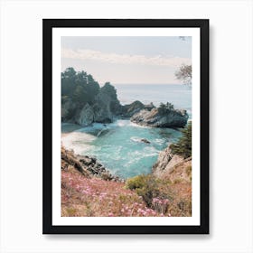 Ocean Bay In California Art Print