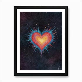 Heart Of The Universe 3 Art Print