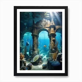 Beauty of underwater world 10 Art Print