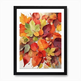 Autumn Leaves 3 Art Print