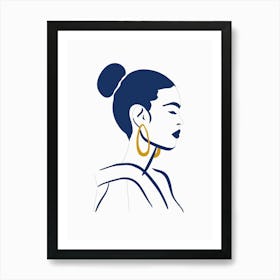 Illustration Of A Woman 28 Art Print