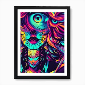 Psychedelic Art 42 Art Print