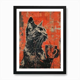 I Take It Black Art Print