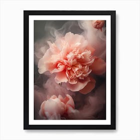 Flowers In Steam 1 Art Print