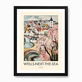 Wells Next The Sea (Norfolk) Painting 3 Travel Poster Art Print