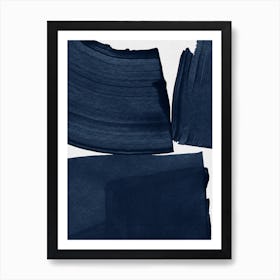 Minimalist Painting Blue I Art Print