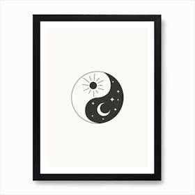 Yin Yang Art Print