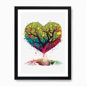 Nature is love Art Print