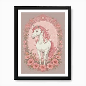 Unicorn In A Frame Art Print