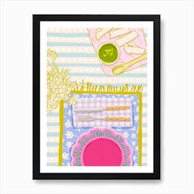 My Dinner Art Print