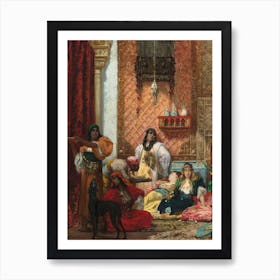 The Sultan’s Favorites, Georges Jules Victor Clairin Art Print