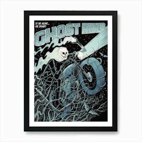 Ghost Rider Movie And FIlm Art Print