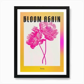 Hot Pink Peony 2 Poster Art Print