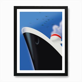 Cruise Ship Art Print