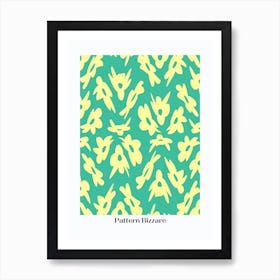 Flowe Pattern Bizarre Art Print