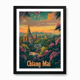 Chiang Mai 2 Art Print