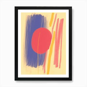 Balance Pastel Colours Abstract 0 Art Print