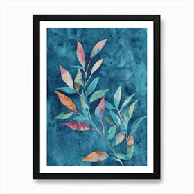 Leaf Painting 2 Art Print