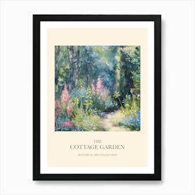 Cottage Garden Poster Enchanted Meadow 3 Art Print