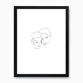 Relationships 2 Art Print