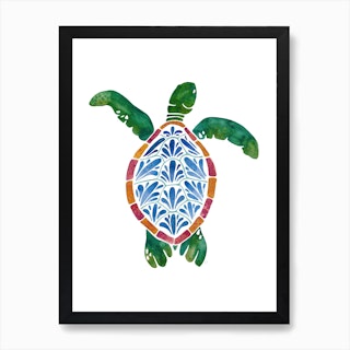 Green Sea Turtle Art Print