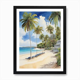 St. John'S Beach Art Print