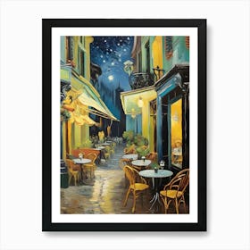 Cafe Terrace At Night Van Gogh Art Print Art Print