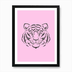 Tiger Head 1 Art Print