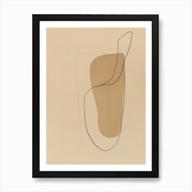 Line In The Sand Art Print