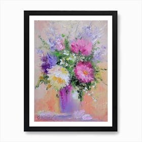 Bouquet of flowers Art Print