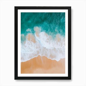 Aerial View Of A Beach 87 Art Print