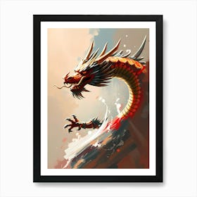 Dragon 8 Art Print