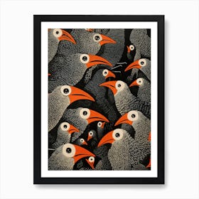 Flock Of Crows Art Print