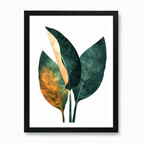 Tropical Leaves 117 Art Print