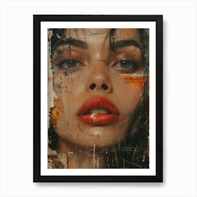 'The Face Of A Woman' 1 Art Print