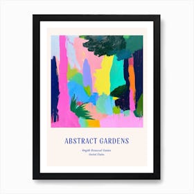 Colourful Gardens Norfolk Botanical Garden Usa 2 Blue Poster Art Print