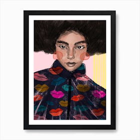 Big Lips Art Print