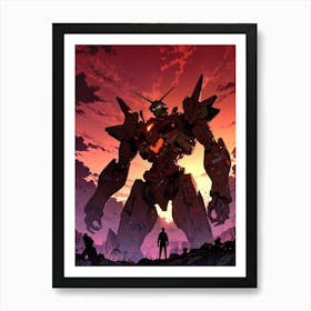 Neon Genesis Evangelion Gundam Anime Manga Art Print