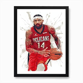 Brandon Ingram New Orleans Pelicans 1 Art Print