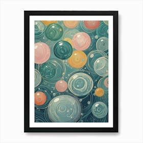 Water Bubbles Art Print