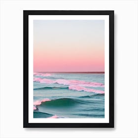 Long Reef Beach, Australia Pink Photography 1 Art Print