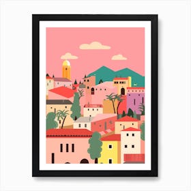 Venezuela Travel Illustration Art Print